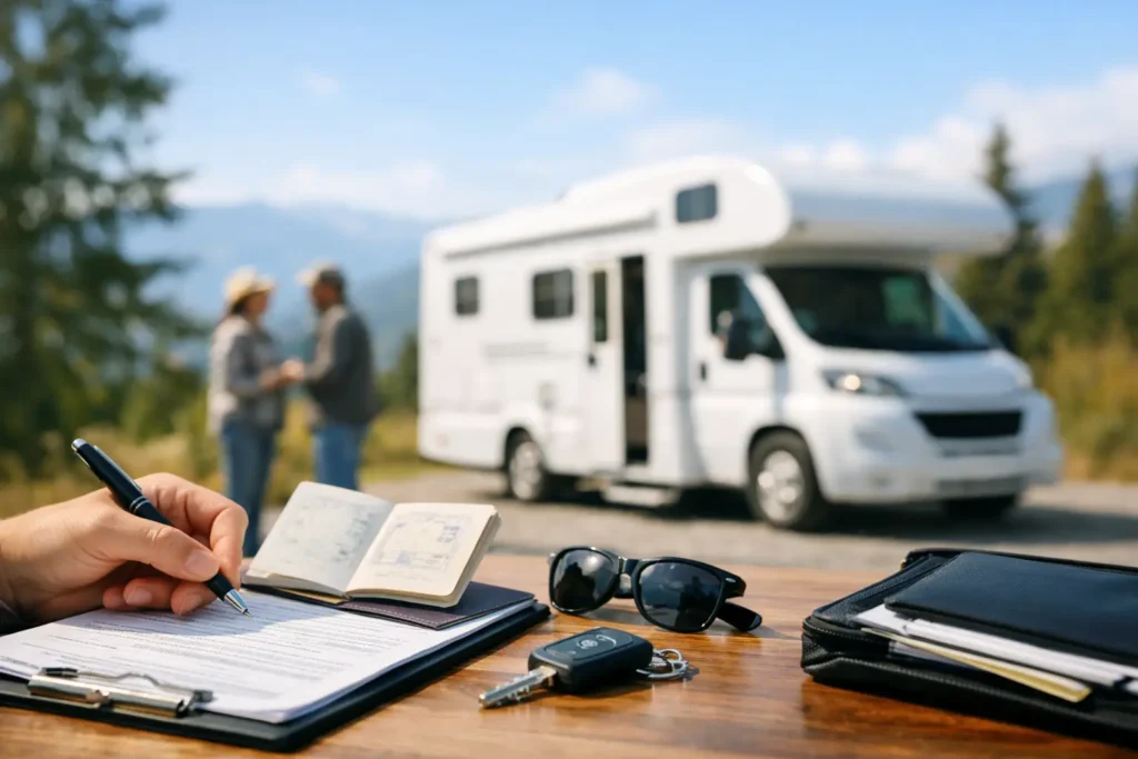 Documentos para alugar motorhome fora do Brasil