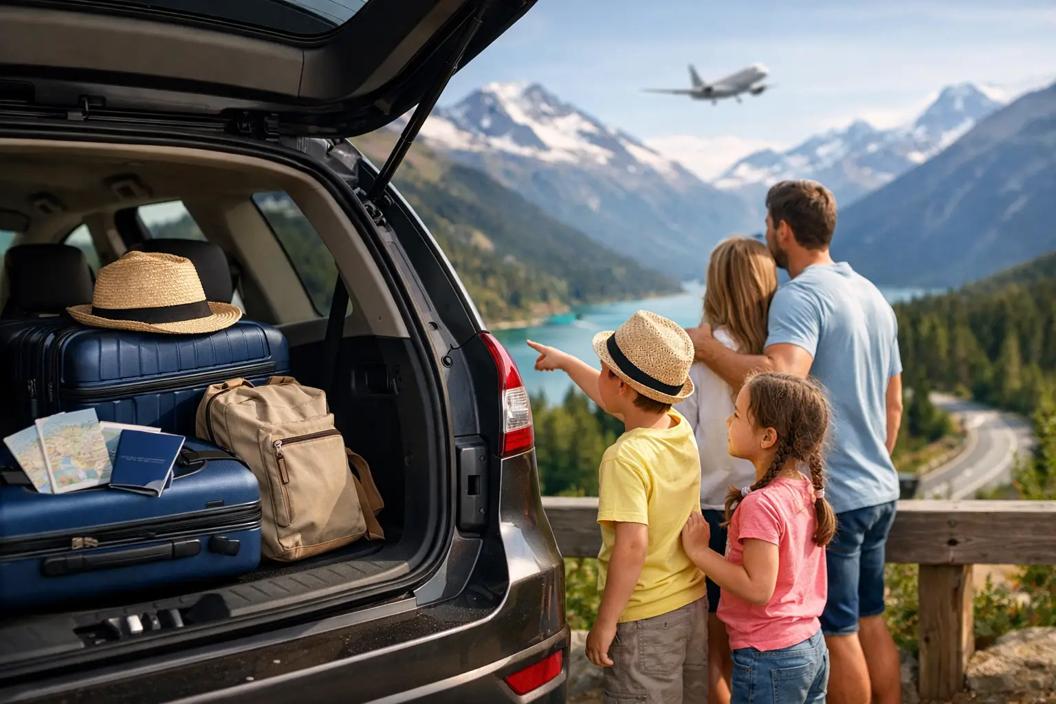 Road trip internacional com crianças sem estresse