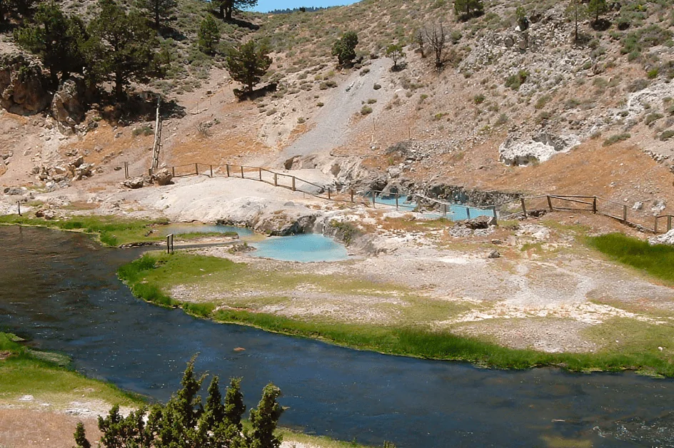 Hot Creek Geological Site & Wild Willy’s Hot Spring